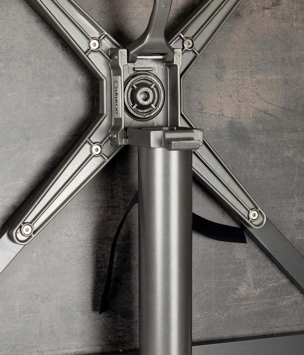 STÓŁ OGRODOWY GEORGE - antracytowy, Modern, tworzywo sztuczne/metal (80/72/80cm) - Ambia Garden