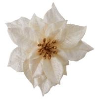 Dekoblume Poinsetienblüte I Creme - krem, Konvencionalno, plastika (18cm) - Modern Living