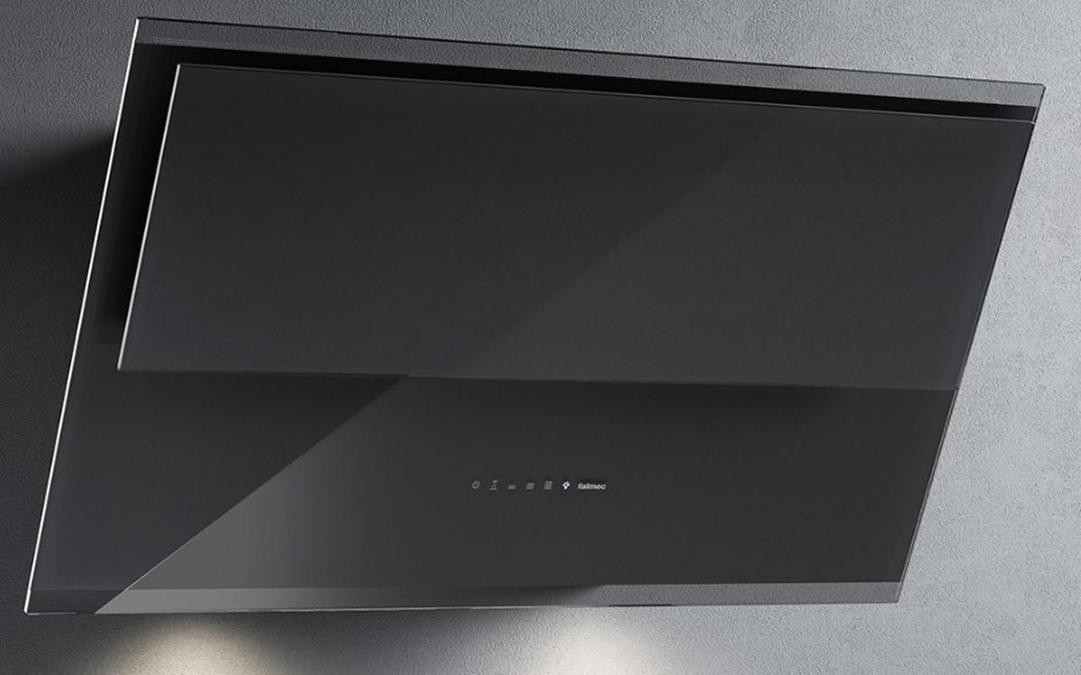 Fali Páraelszívó Falmec Verso 55 - fekete, Modern, fém (55cm) - Falmec