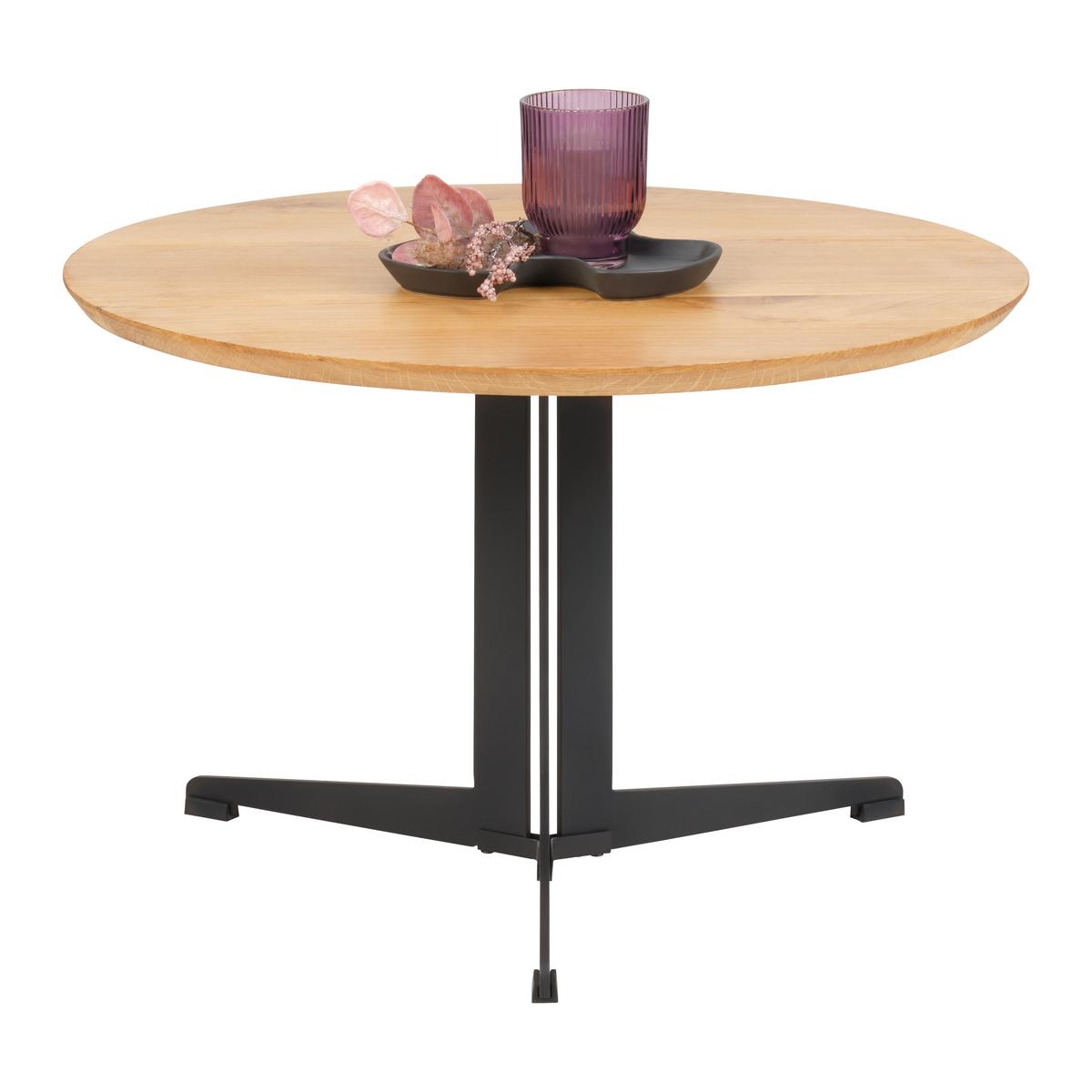 Couchtisch Mombasa Naturfarben - Naturfarben/Grau, KONVENTIONELL, Holz/Metall (75/50cm) - Mömax