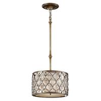 Viseća Svjetiljka  Lucia Fe-Lucia-P-C - srebrne boje, Konvencionalno, staklo/metal (31.8/36cm) - Elstead Lighting