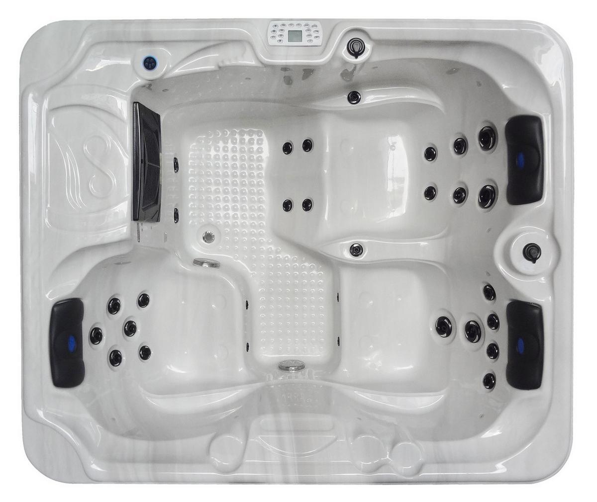 Jacuzzi Oasis - fehér, műanyag/fém (208/90/175cm) - Sanotechnik