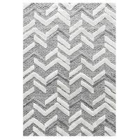 Webteppich Pisa Grau ca. 80x250cm - Grau, KONVENTIONELL, Textil (80/250cm)