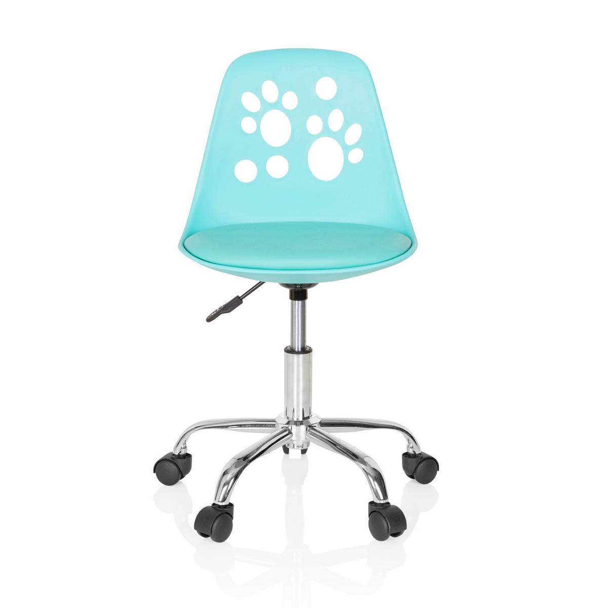 Mladinski Vrtljivi Stol Fancy I, Turkizna - turkizna, Moderno, umetna masa/tekstil (40/72-82/44cm) - MID.YOU