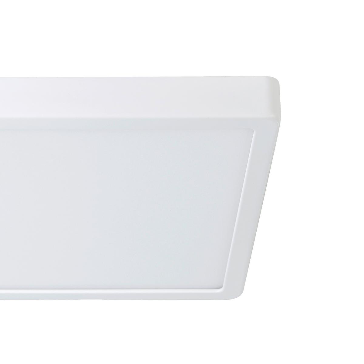 Badezimmer-Deckenleuchte Fueva Weiß max. 20,5 Watt - Weiß, KONVENTIONELL, Kunststoff/Metall (28.5/28.5/3cm) - Eglo