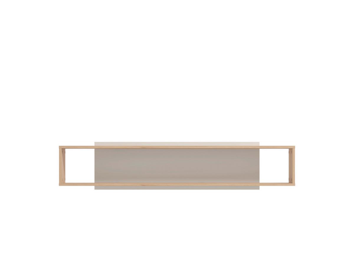 Falipolc Belfort - tölgyfa színű, Modern, faalapú anyag (150,5/31,5/19,5cm)