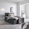 BOXBETT ROSA - gris foncé/anthracite, MODERN, matériau en bois/textile (140/200cm) - Bessagi Home