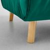 BÄDDFÅTÖLJ LEVIN - grön/naturfärgad, Modern, trä/textil (103/94/82cm) - Bessagi Home