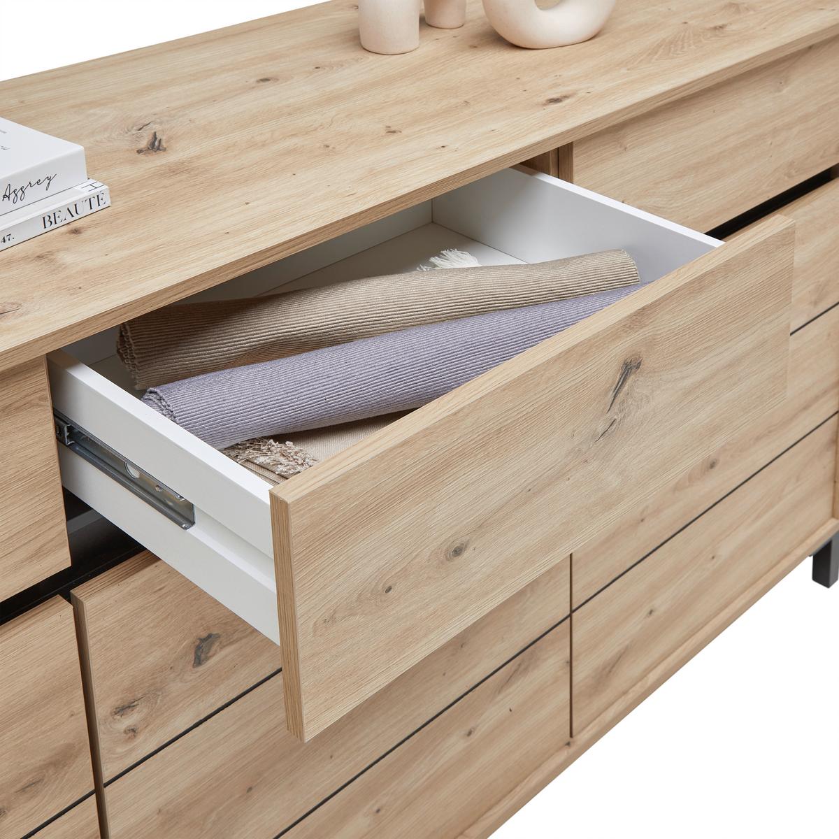 Sideboard Arran Eiche Artisan - Eiche Artisan, MODERN, Holzwerkstoff (157/90/40cm) - Mömax