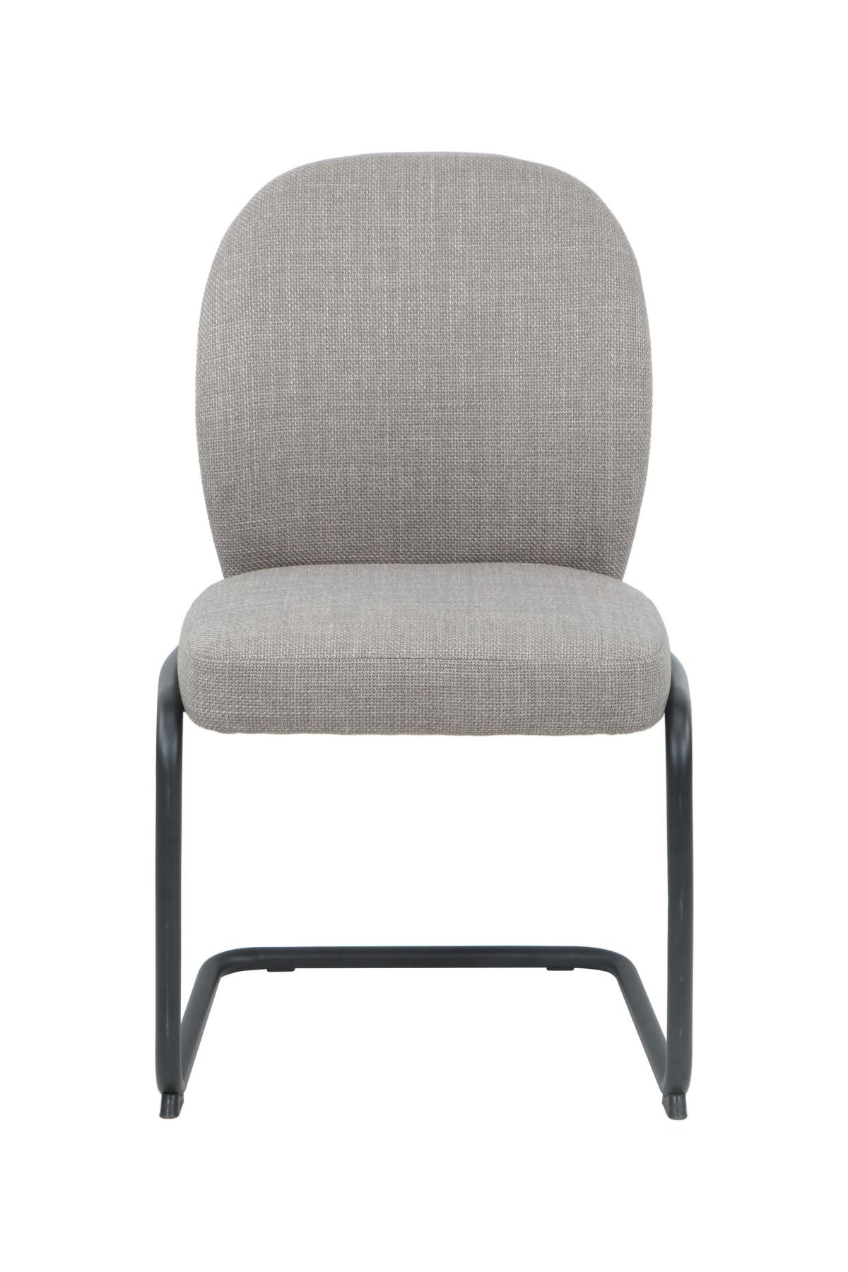 SCHWINGSTUHL-SET KAREN II S 2ER-SET - Schlammfarben/Schwarz, MODERN, Textil/Metall (53/90/62cm) - MID.YOU