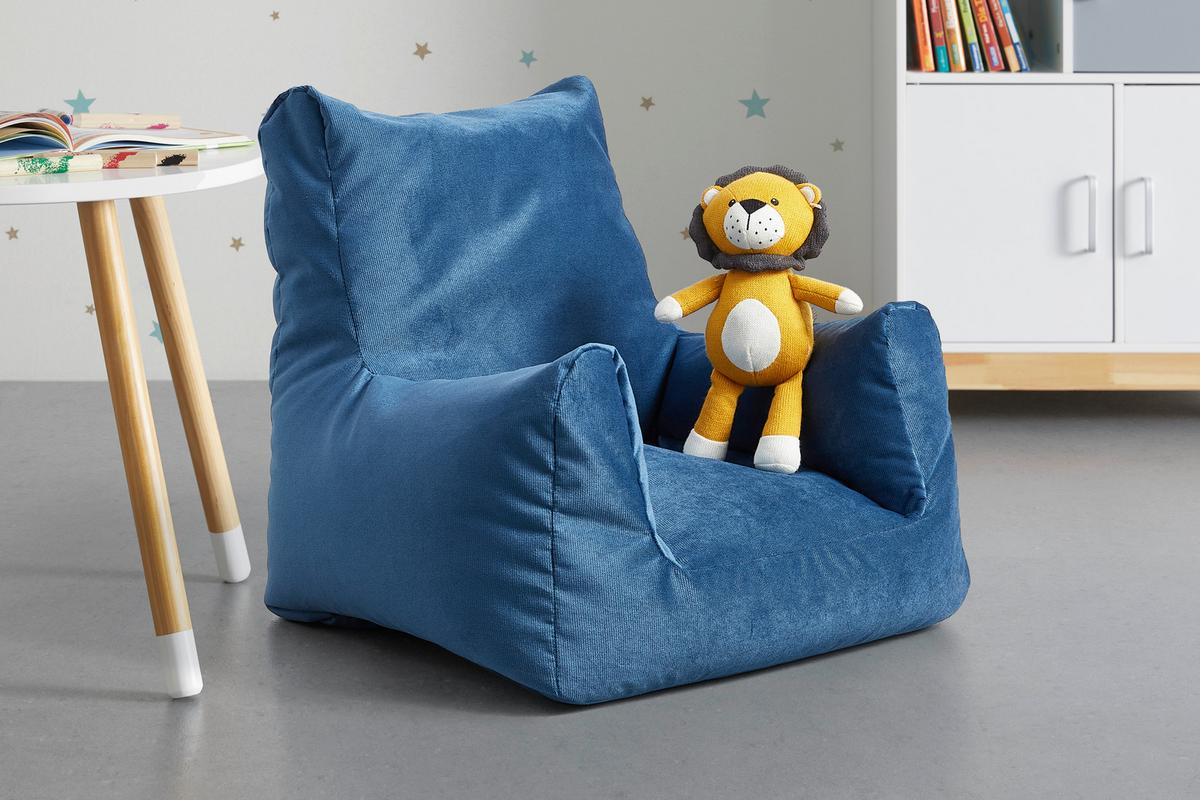 Dječja Fotelja Kids - plava, tekstil (70/55/70cm) - Modern Living