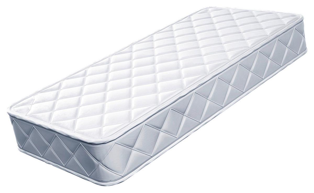 MATERAC Z RDZENIEM SPRĘŻYNOWYM CLASSIC - biały, Basics, tkanina (90/200cm) - Boxxx