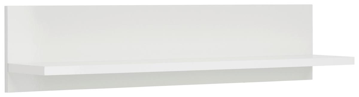 Stenska Polica Avanti, Bela - bela, Moderno, leseni material (100/22/20cm) - Hom`in