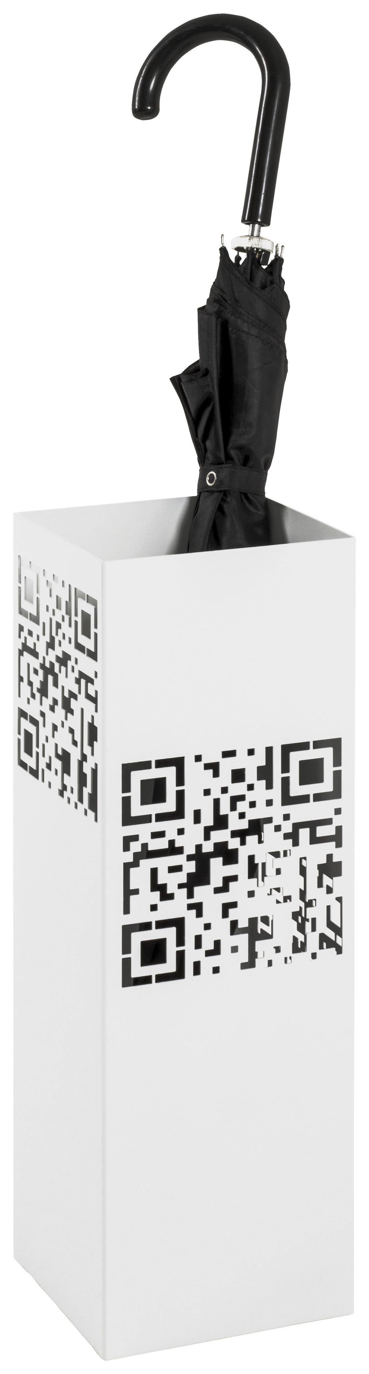 Stojalo Za Dežnike Quinn, Bela, Kovina - bela, Moderno, kovina (16/48/16cm) - Mömax