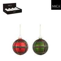Kroglica Za Božično Jelko Karo - Moderno (8cm) - Mömax