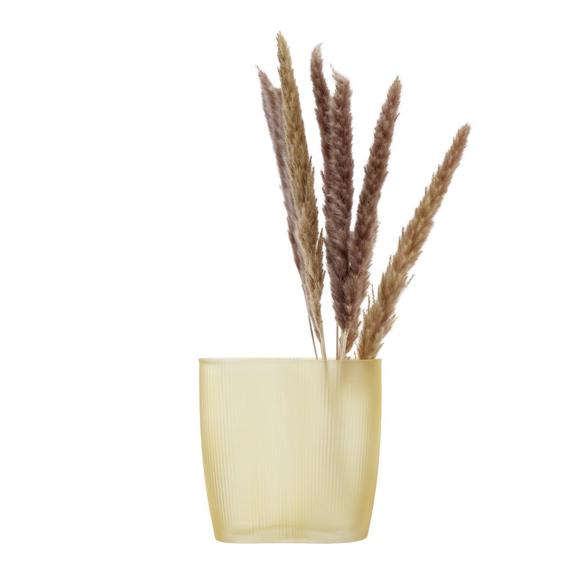 Váza Sahara - borostyánszínű, Modern, Üveg (19/12/20cm) - Modern Living