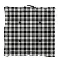 Pernă pentru șezut cca. 45/45/10cm - negru, textil (45/45/10cm)