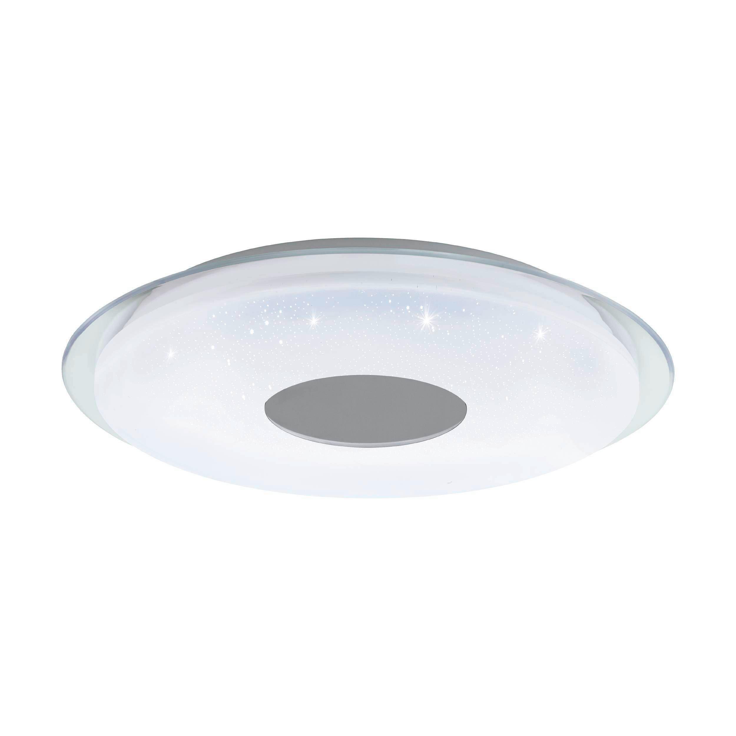 Deckenleuchte 900083* Lanciano-Z - Chromfarben/Weiss, Basics, Kunststoff/Metall (45/8cm) - Eglo