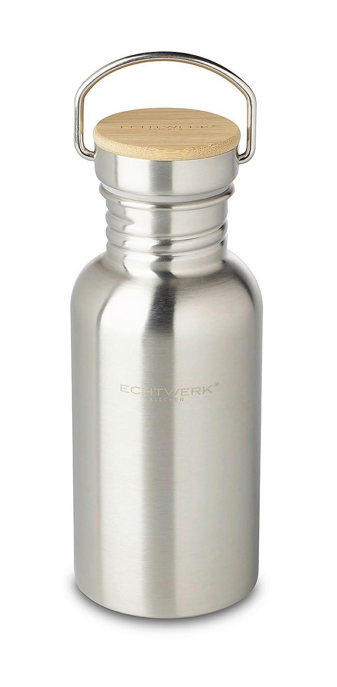 Sticlă termons cca. 500 ml - argintiu, Basics, metal (7/18cm) - Echtwerk