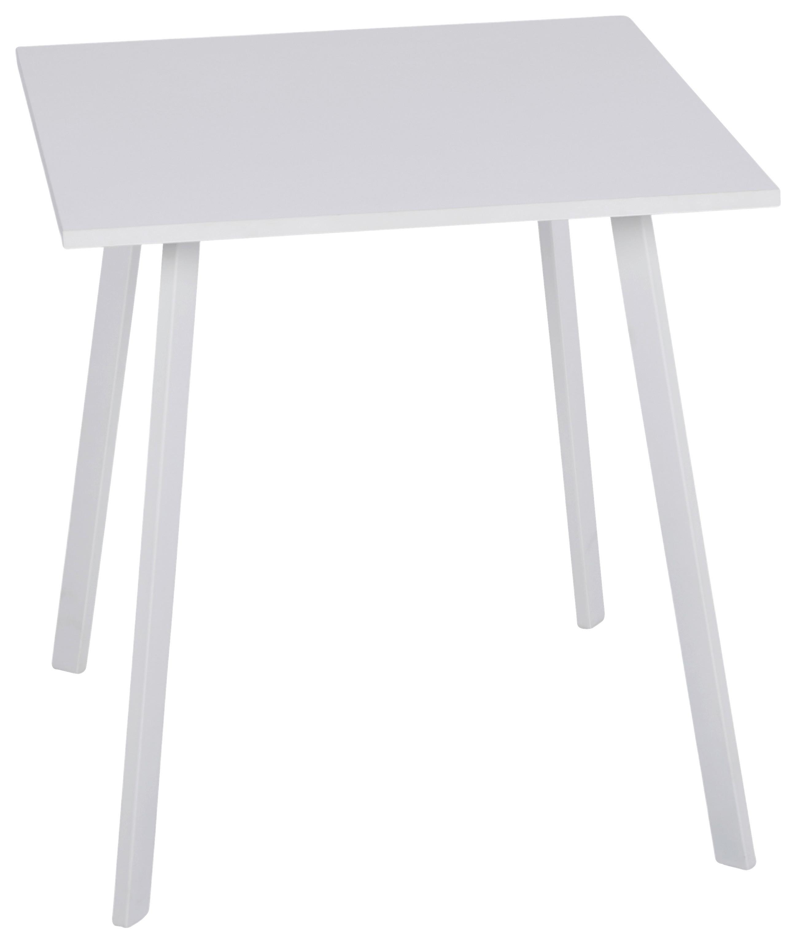 MATBORD EMIL -BASED- - vit, Design, metall/trämaterial (70/75/70cm) - Based