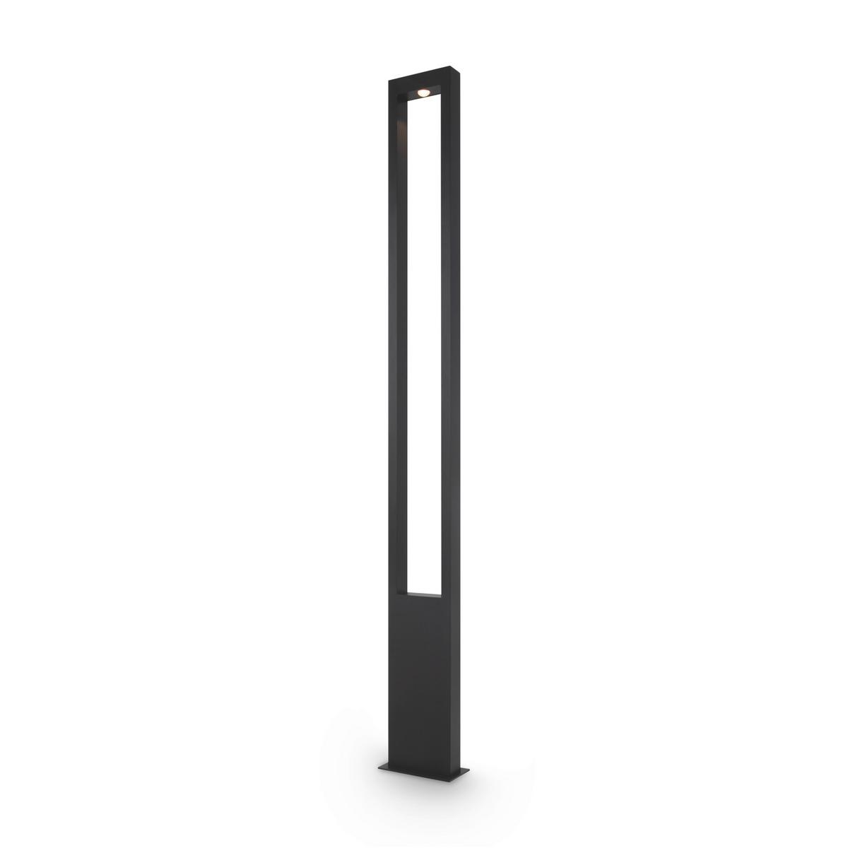 LUMINAIRE D'ALLÉE AUßENBONN - Graphitfarben, Trend, Metall (6/20/200cm) - MAYTONI