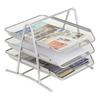 BRIEFABLAGE MESH 683001 -SB- - Silberfarben, Metall (35/27,5/29,5cm) - Mömax