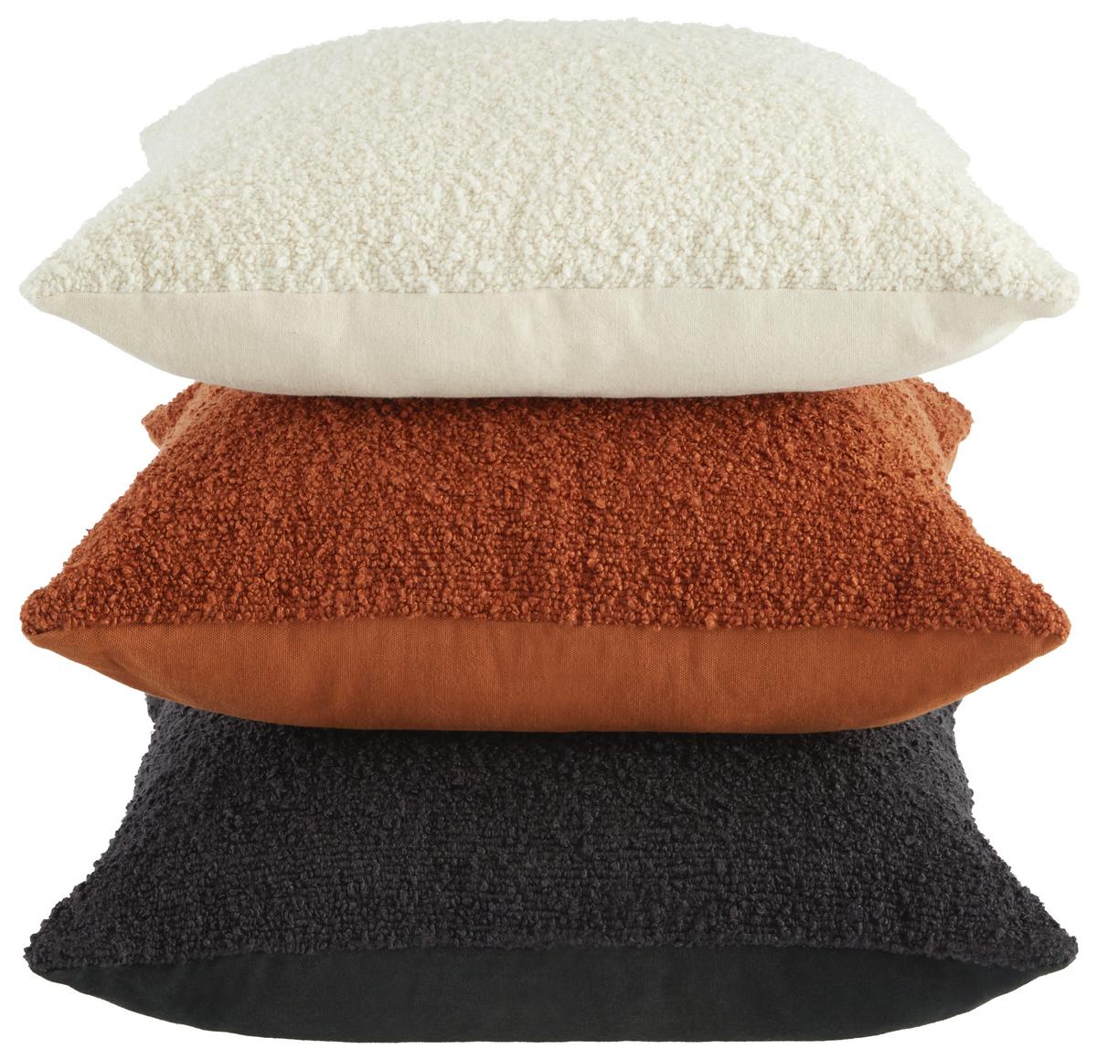 Pernă decorativă BOUCLE - antracit, Konventionell, textil (45/45cm) - Modern Living