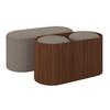 SITTBÄNK NINA - beige/naturfärgad, Modern, trämaterial/trä - Bessagi Home