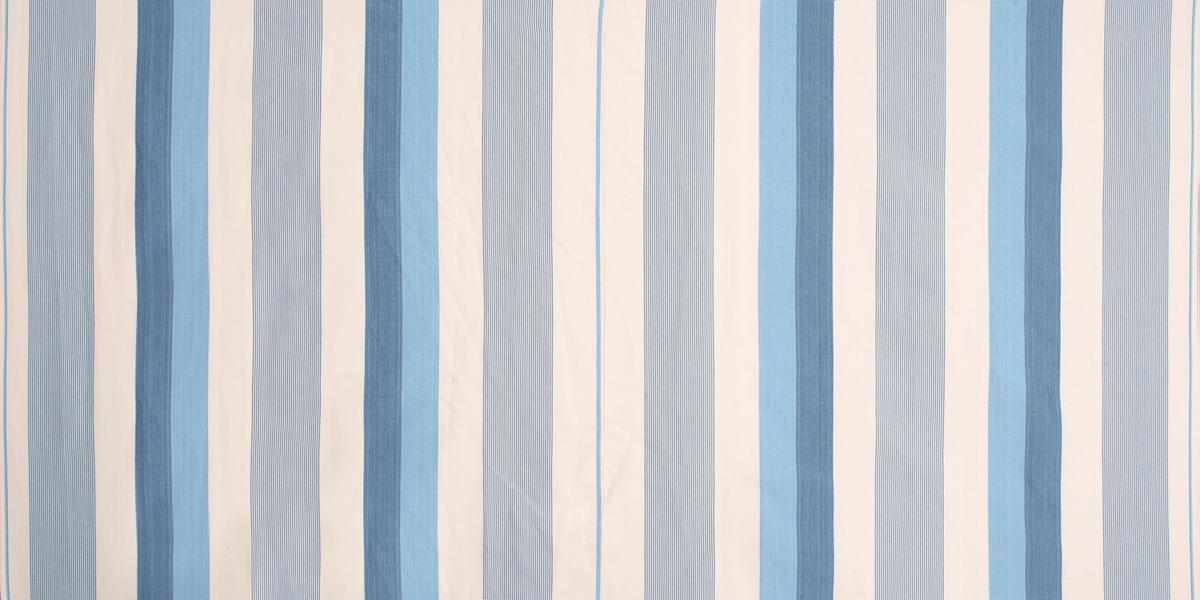 Hängematte Hammock Echtholz Blau/Weiß - Blau/Eukalyptusholzfarben, KONVENTIONELL, Holz/Textil (100/152/92cm) - La Siesta