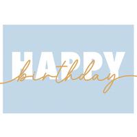 Glückwunschkarte Edelschwarz Multicolor - Basics, Papier (18/13cm)