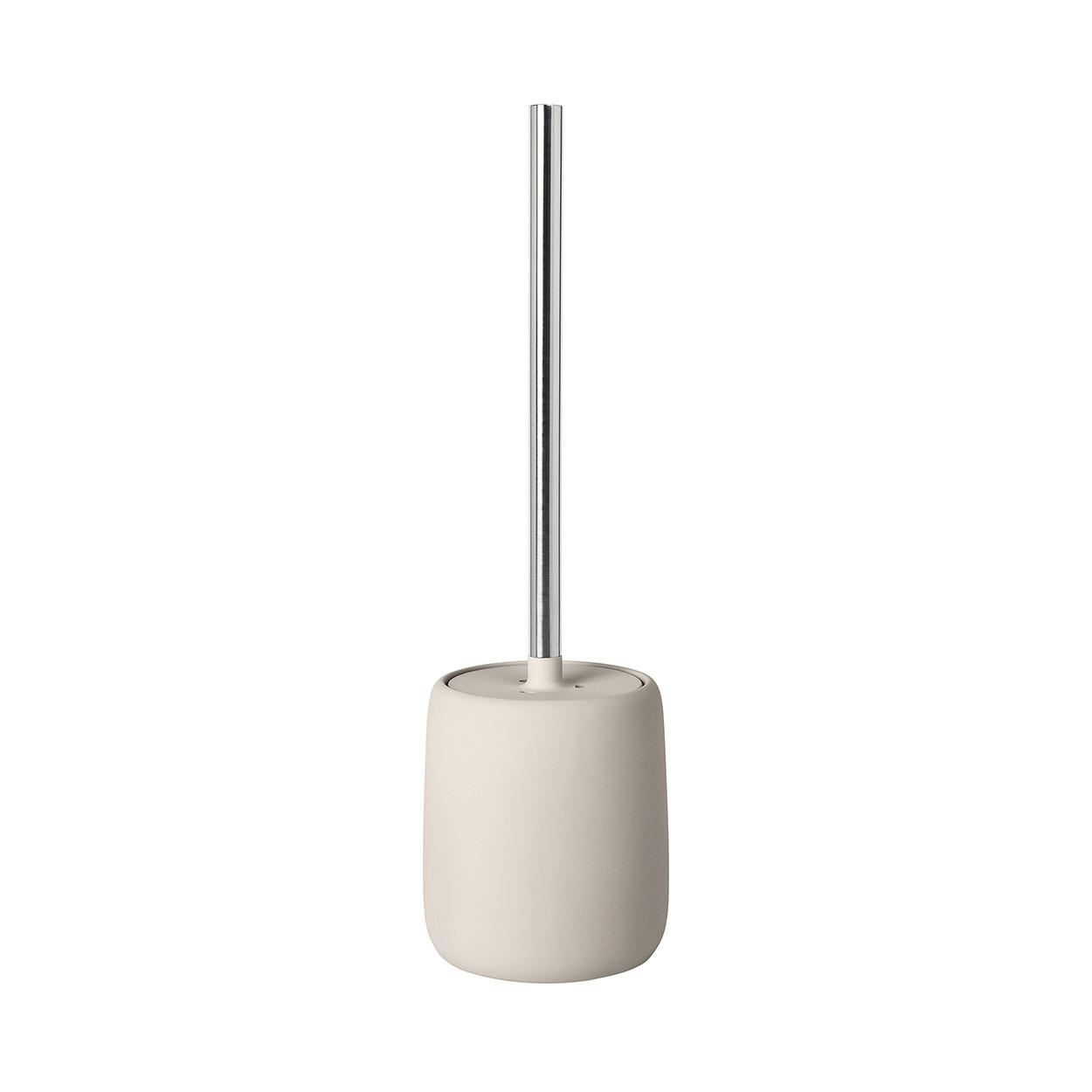 SZCZOTKA DO WC 69055 - beżowy, Basics, kamień (11/39cm) - Blomus