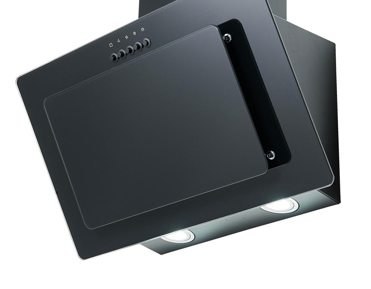 Dunstabzugshaube S22-60BBPY Schwarz - Schwarz, Basics, Metall (60/102/29cm) - PKM