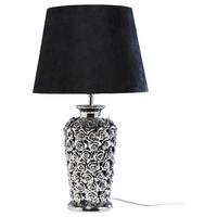 LAMPA STOŁOWA ROSE MULTI KARE DESIGN - czarny/kolor chromowy, Design, tworzywo sztuczne/ceramika (33/56/33cm) - Kare-Design