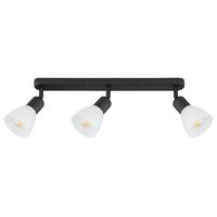 Strahler Lp-877/3w Bk Malta - Schwarz, Konventionell, Glas (65/9,5/4cm)