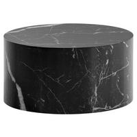 COUCHTISCH MONOBLOC - Schwarz Hochglanz, Lifestyle, Holzwerkstoff (60/60/30cm) - Livetastic