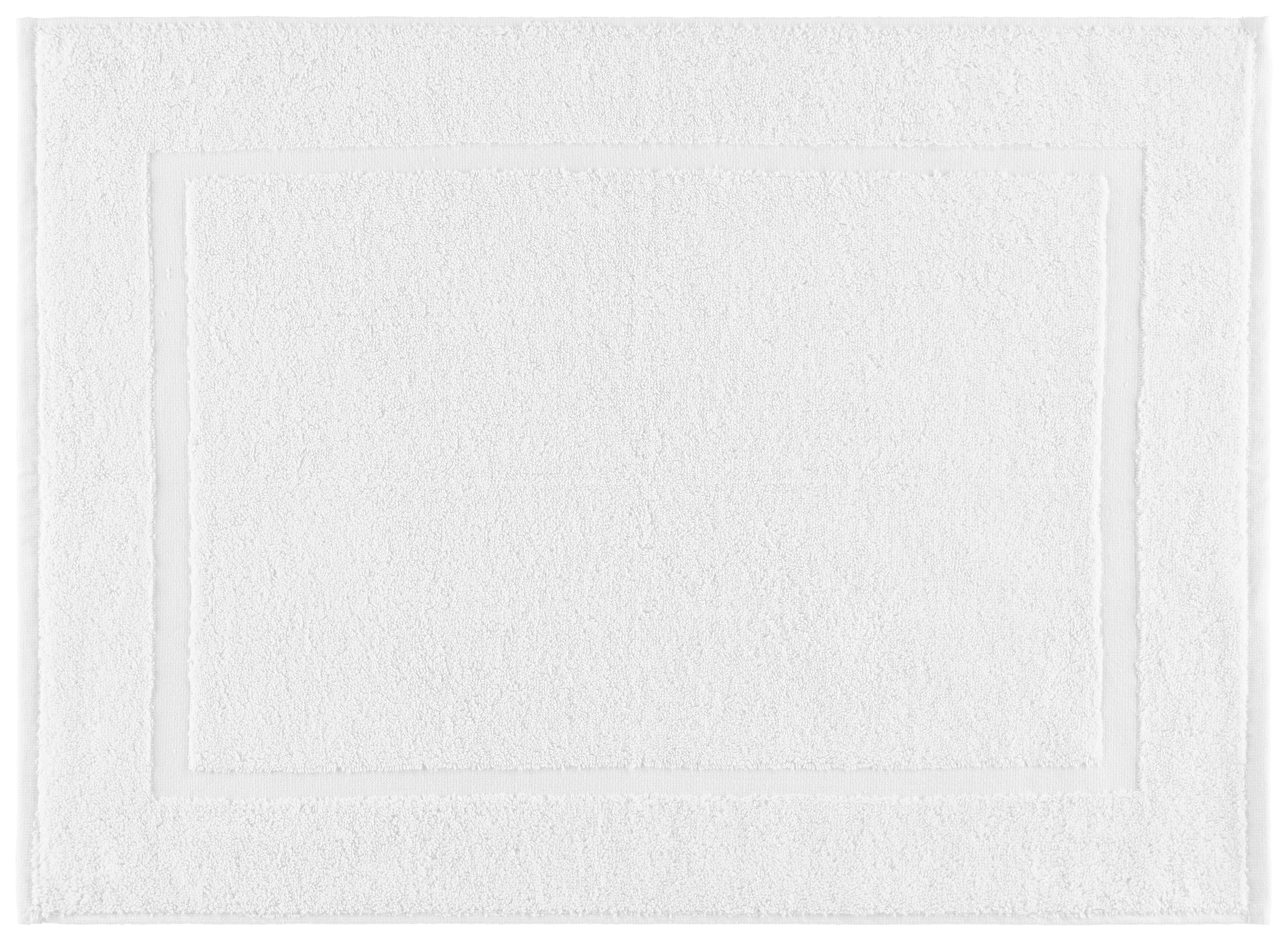 Badematte Melanie in Weiß ca. 50x70 cm - Weiß, Trend (50/70cm) - Modern Living