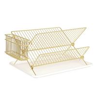 SUSZARKA DO NACZYŃ PT3116GD - kolor złoty, Trend, metal (30/24/37cm) - Present Time