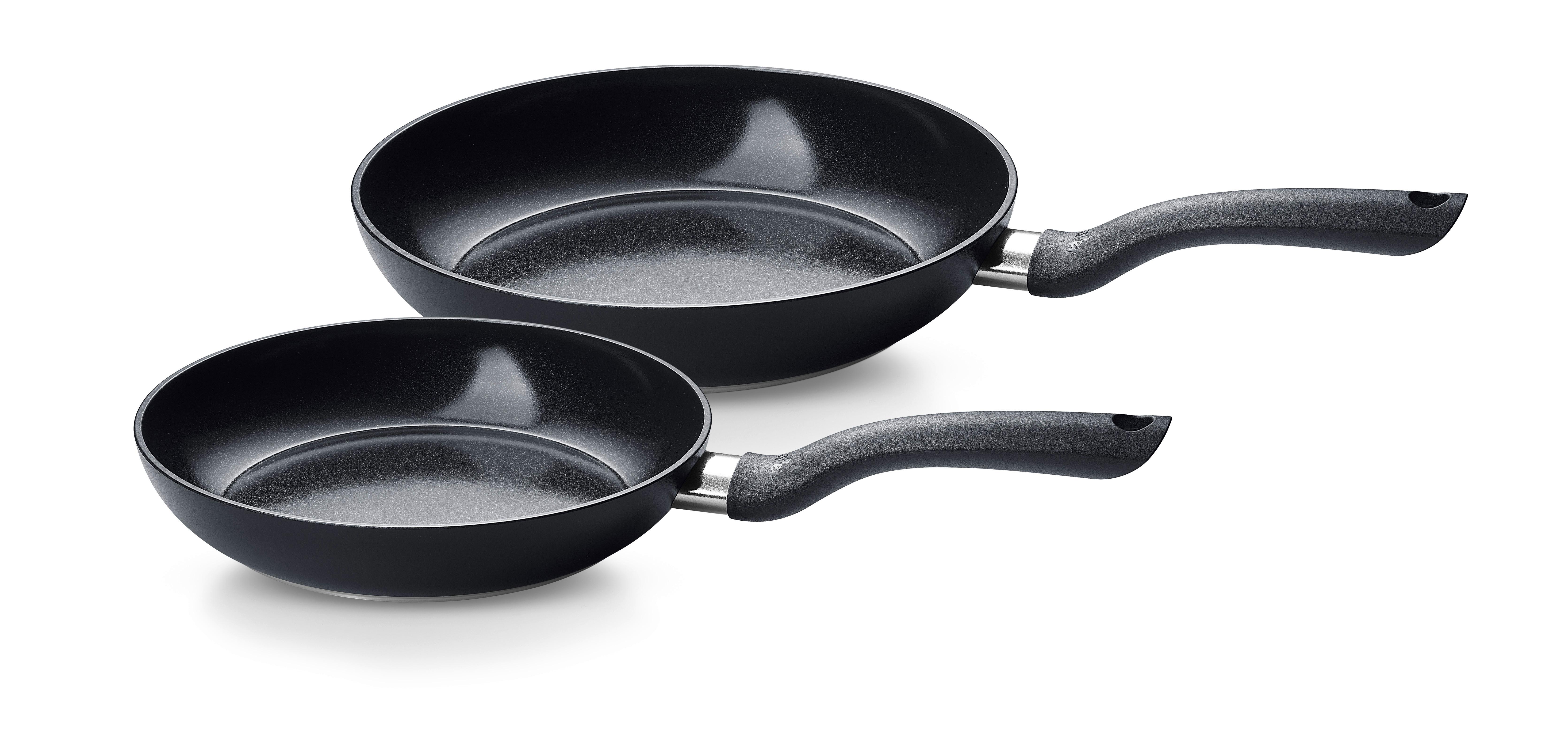 ZESTAW PATELNI 111-001-02-100/0 FISSLER - czarny, Basics, metal (24/28cm) - Fissler