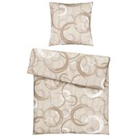 Bettwäsche New Circles Beige ca. 135x200cm - Beige, Textil (135/200cm) - Modern Living