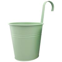 Übertopf Zana Mintgrün Ø ca. 15cm - Mintgrün, Metall (15/15,5cm) - Mömax