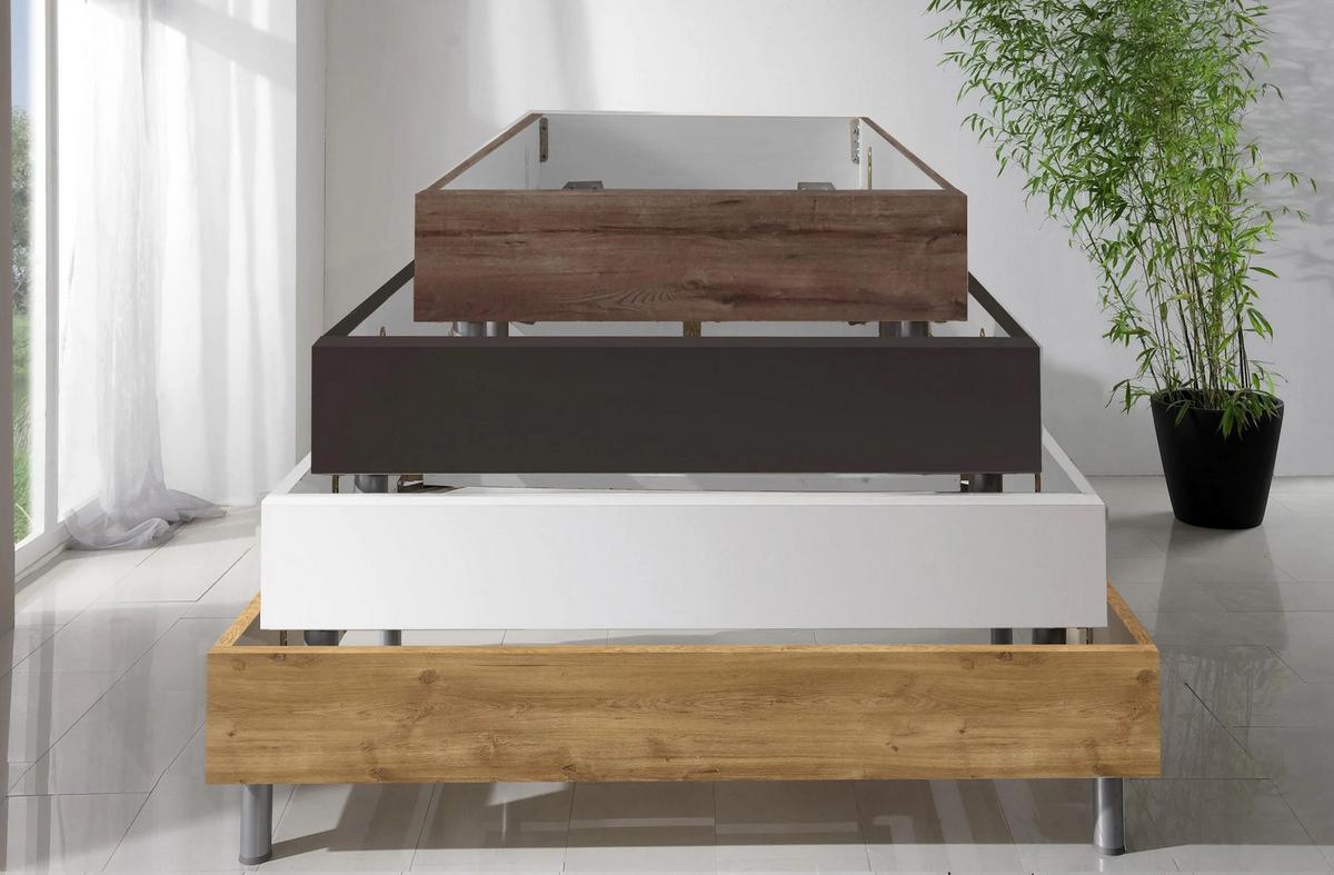 Posteljni Okvir Easy, Barva Hrasta, 120x200 - Moderno (120/200cm) - Mömax