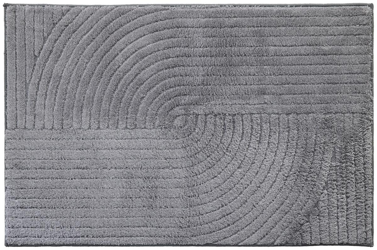 Covoraș de baie Retro - gri, plastic (60/90cm) - Mömax