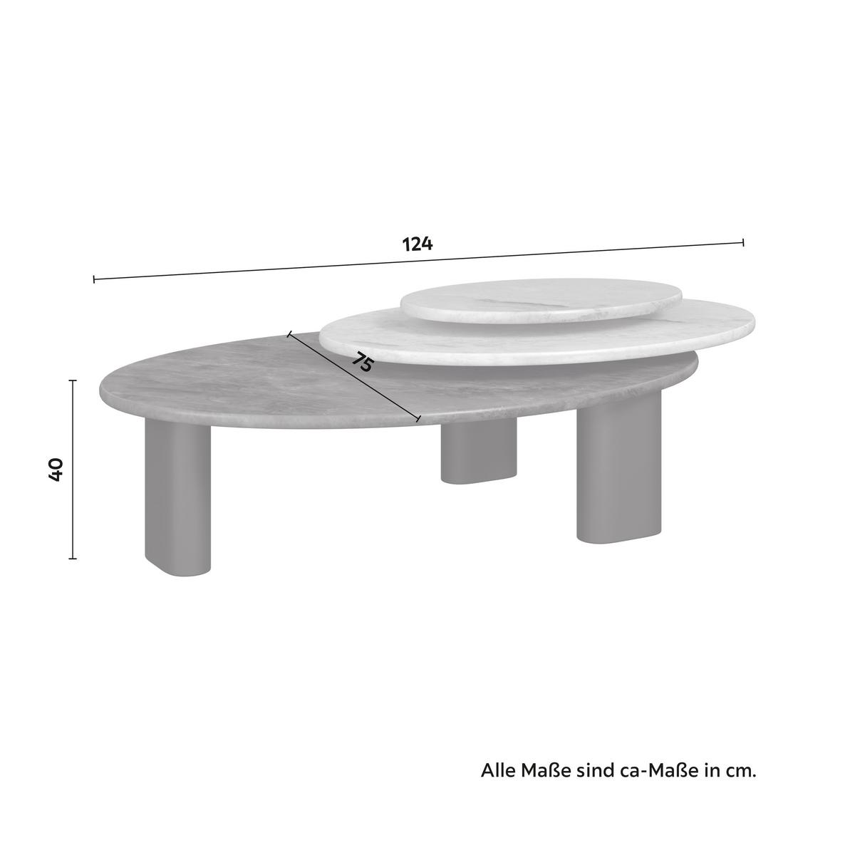 Kerti Garnitúra Lumea - világosszürke/sötétszürke, Modern, műanyag/textil - Bessagi Garden