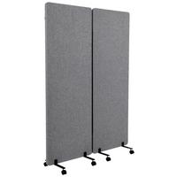 Pregradna Stena Flexmiut, Temno Siva - temno siva, Basics, kovina/umetna masa (60/177/35cm) - MID.YOU