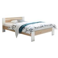 Krevet Vega - bela/hrast artisan, Moderno, pločasti materijal (140/200cm)