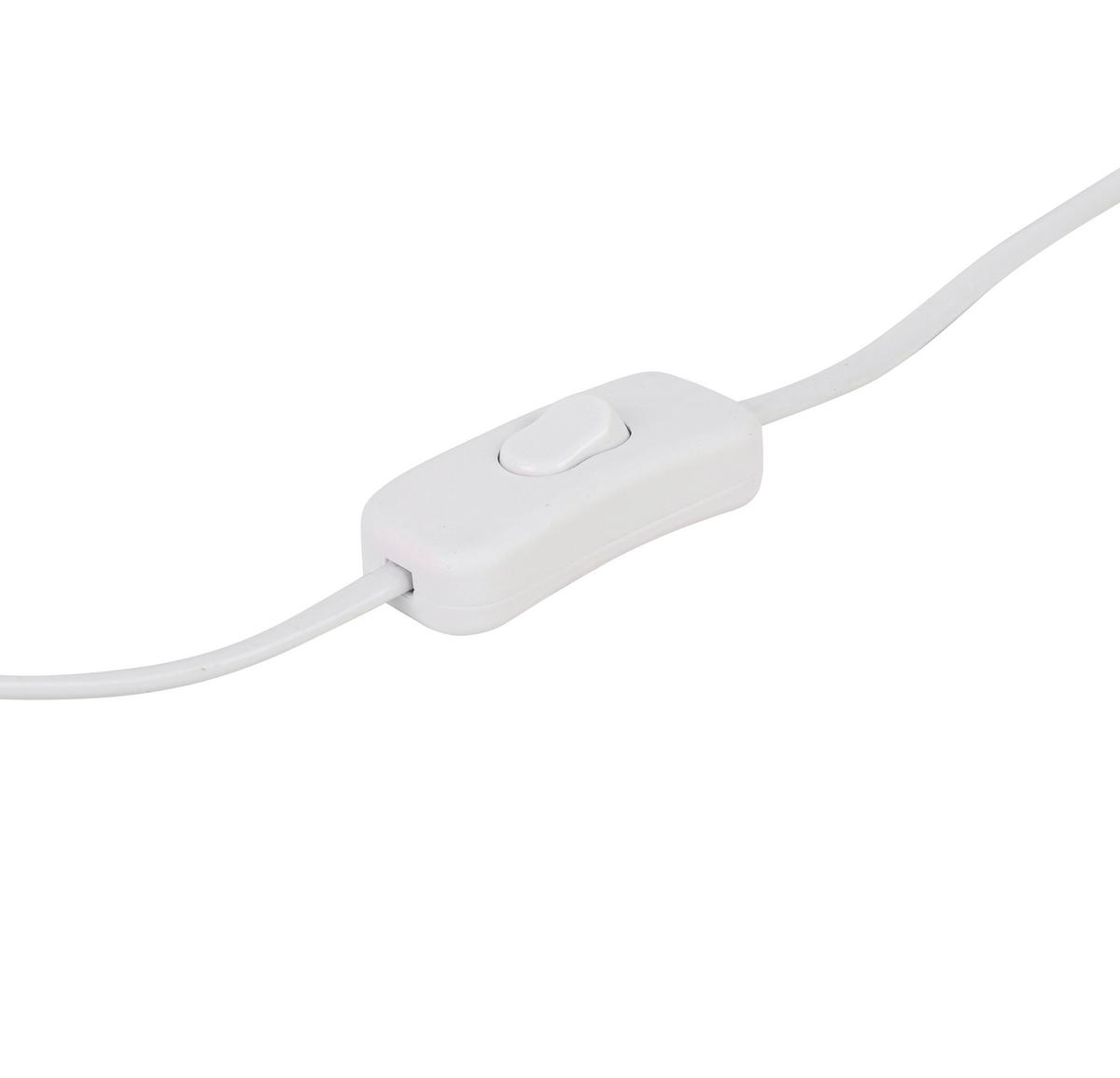 VEIOZĂ JERTZ - alb, Konventionell, plastic/metal (18/30cm) - Mömax