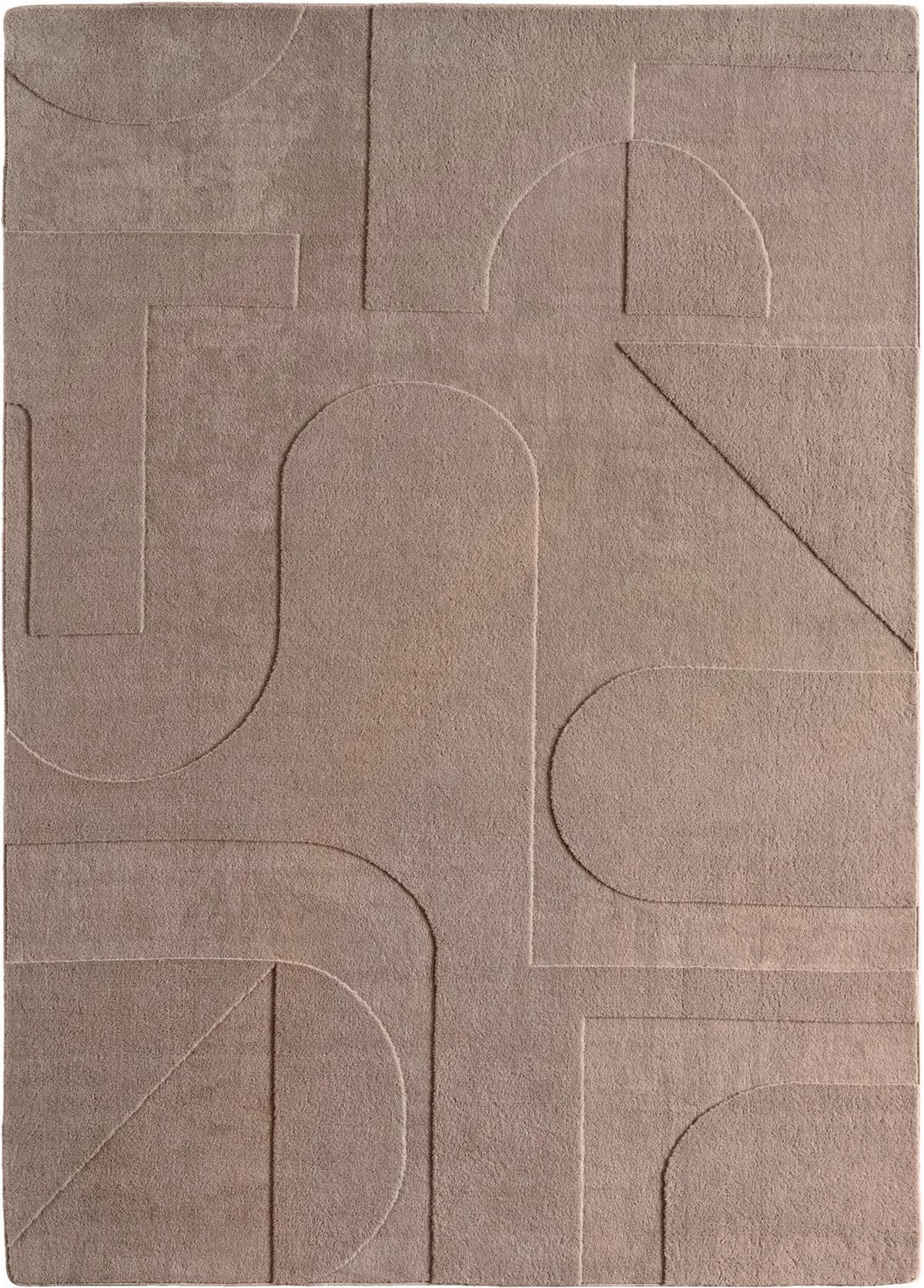 Ravno Tkana Preproga Pompei, Bež, 80x150cm - bež, Konvencionalno, tekstil (80/150cm) - Novel