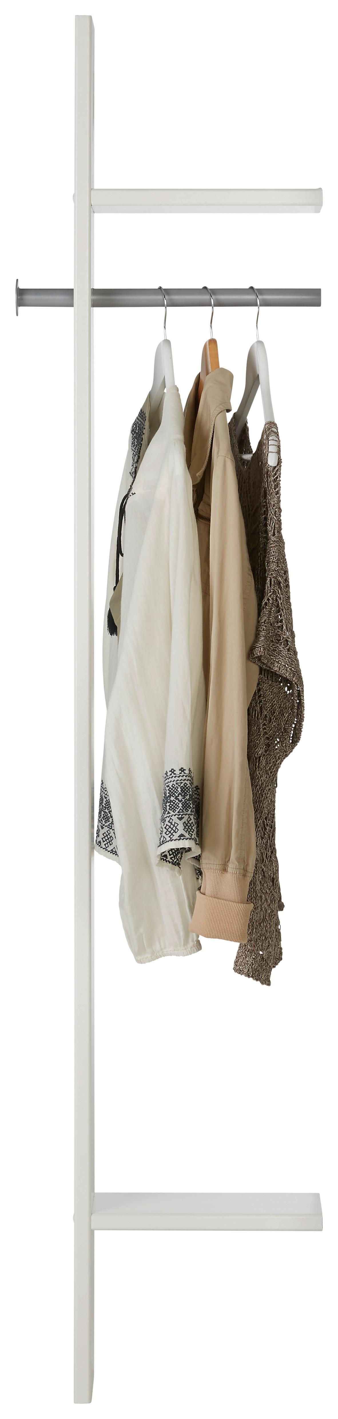 Garderobenpaneel in Weiß - Weiß, KONVENTIONELL, Holzwerkstoff (32/179/12cm) - Mömax