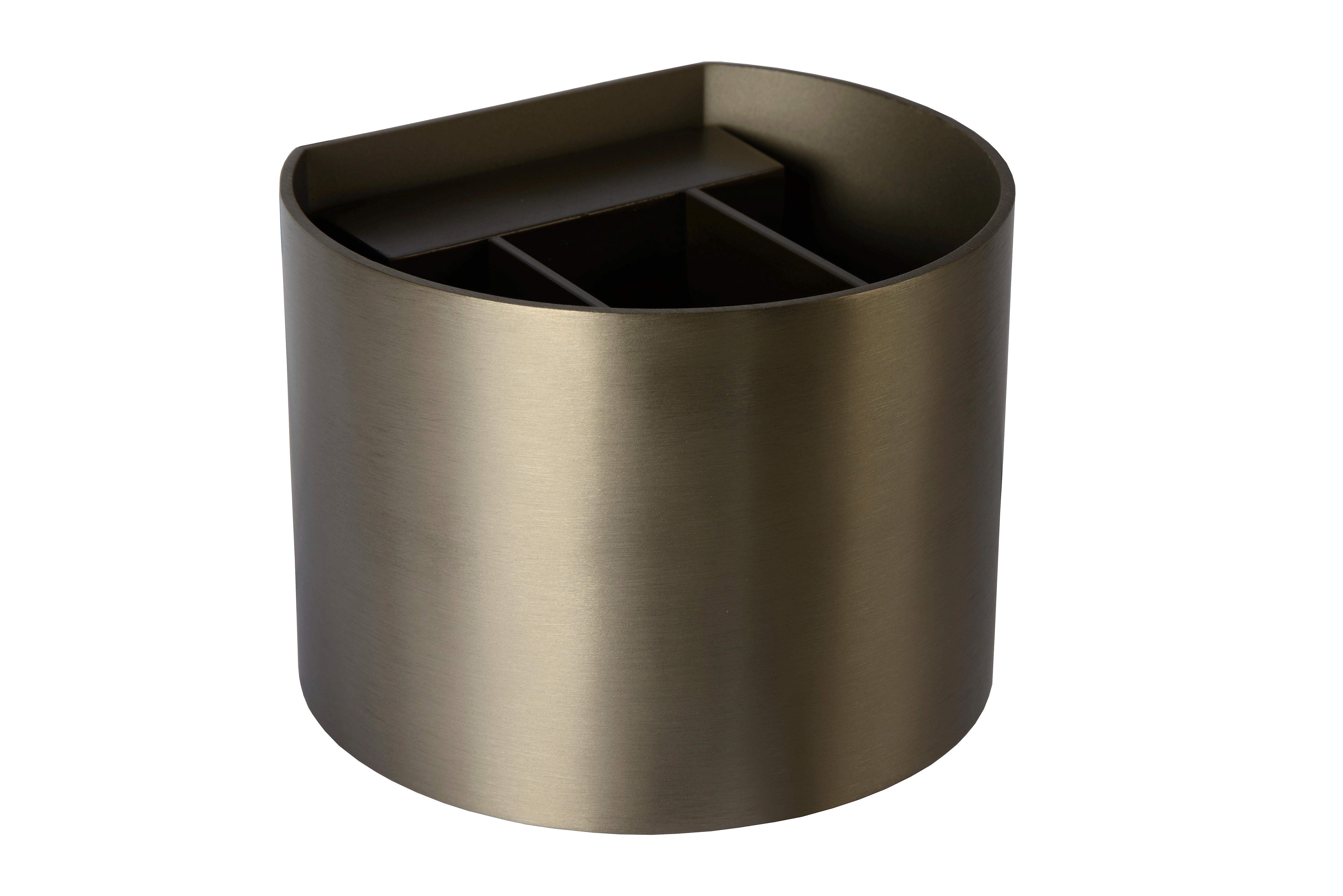 Led-wandleuchte 09218/04/97 Xio - Cappuccino, Design, Metall (11/13/9.7cm) - Lucide