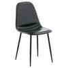 STUHL-SET POLAR - Schwarz, Design, Textil/Metall (43,5/85,3/43cm) - Livetastic